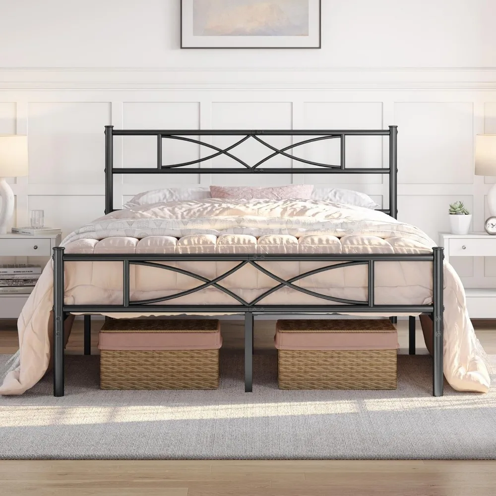 Металлические каркасы кроватей на платформе размера «queen-size» Основание для матраса с местом для хранения/изголовье с изогнутым дизайном/без коробчатой пружины/Heavy-Du
Металлические каркасы кроватей на платформе размера «queen-size» Основание для матраса с местом для хранения/изголовье с изогнутым дизайном/без коробчатой пружины/Heavy-Du