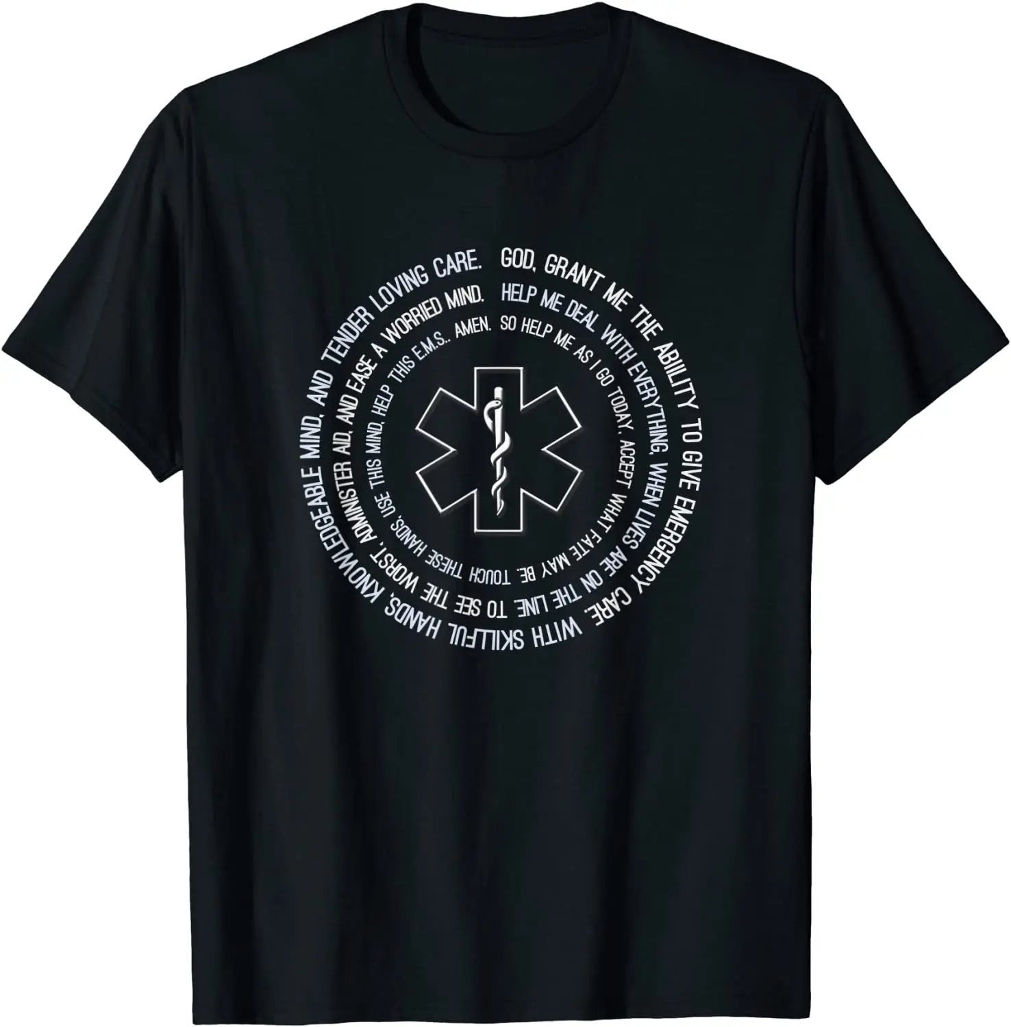 EMS Prayer, Paramedic EMT Poem, Star of Life Blessing T-Shirt. Summer Cotton O-Neck Short Sleeve Mens T Shirt New S-3XL
EMS Prayer, Paramedic EMT Poem, Star of Life Blessing T-Shirt. Summer Cotton O-Neck Short Sleeve Mens T Shirt New S-3XL