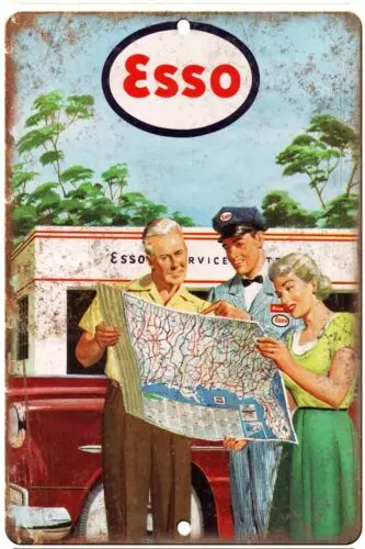 Оловянный знак 8x12 Esso, бензиновая и нефтяная станция, полный сервис, ретро, винтажная реклама
Оловянный знак 8x12 Esso, бензиновая и нефтяная станция, полный сервис, ретро, винтажная реклама