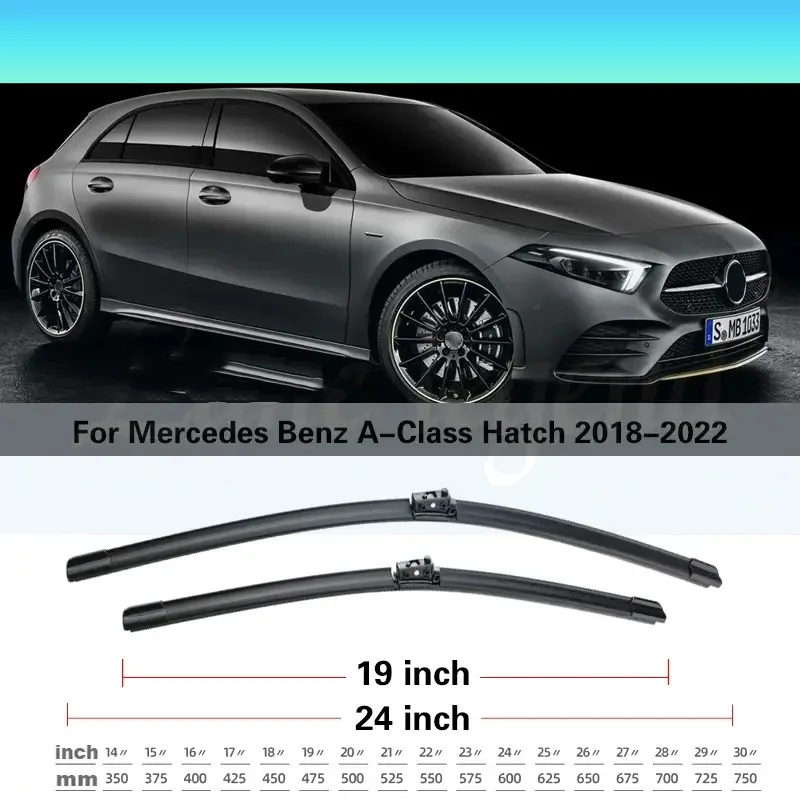 Mercedes Benz A-Class W177 2018-2022 Front wiper blades Windshield accessories A180 A200 A220 A250 180 2019
Mercedes Benz A-Class W177 2018-2022 Front wiper blades Windshield accessories A180 A200 A220 A250 180 2019