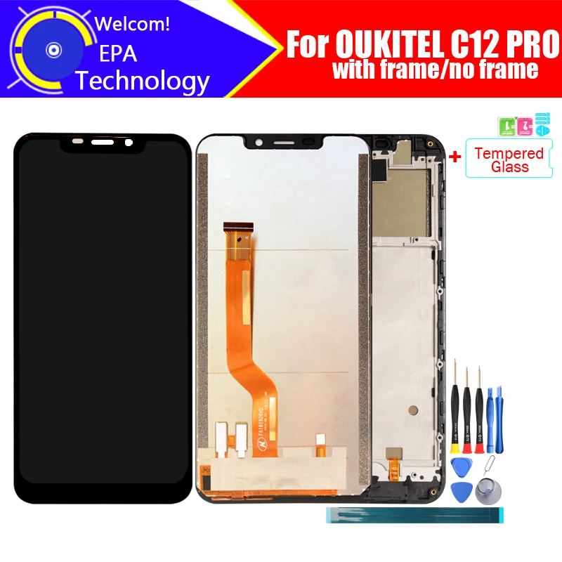 6,18 дюймов OUKITEL C12 ЖК-дисплей + сенсорный экран дигитайзер сборка 100% Оригинальный Новый ЖК + сенсорный дигитайзер для OUKITEL C12 PRO + Инструменты
6,18 дюймов OUKITEL C12 ЖК-дисплей + сенсорный экран дигитайзер сборка 100% Оригинальный Новый ЖК + сенсорный дигитайзер для OUKITEL C12 PRO + Инструменты