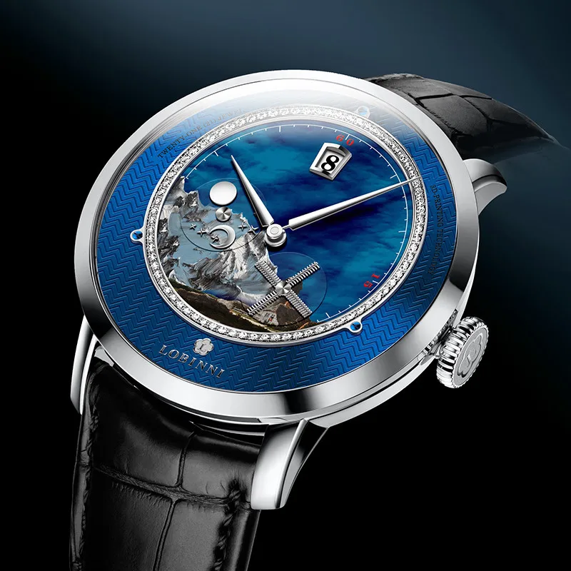 Switzerland Luxury Brand LOBINNI Japan MIYOTA 8219 Automatic Mechanical Men's Watches Sapphire Waterproof Windmill Clock L11723
Switzerland Luxury Brand LOBINNI Japan MIYOTA 8219 Automatic Mechanical Men's Watches Sapphire Waterproof Windmill Clock L11723