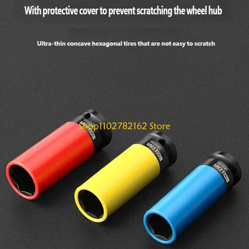 547B Premium 1/2" Drive Wheel Protector Impact Socket For Secure Grip On Bolts And Nut 5 Size Option
547B Premium 1/2" Drive Wheel Protector Impact Socket For Secure Grip On Bolts And Nut 5 Size Option