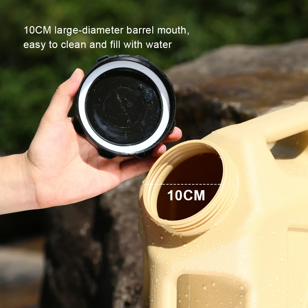 12L Camping Water Container No Leakage Water Storage Carrier Large Capacity Portable Water Tank Outdoor Hiking Accessories
12L Camping Water Container No Leakage Water Storage Carrier Large Capacity Portable Water Tank Outdoor Hiking Accessories