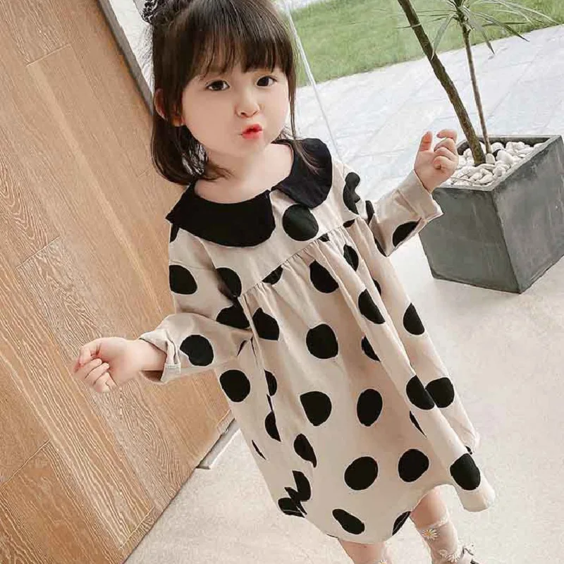 Girls' Polka Dot Long Sleeve Dress Princess Dress25Autumn New Fashion Foreign Trade Children's Clothing Wholesale3-8Years Old
Girls' Polka Dot Long Sleeve Dress Princess Dress25Autumn New Fashion Foreign Trade Children's Clothing Wholesale3-8Years Old