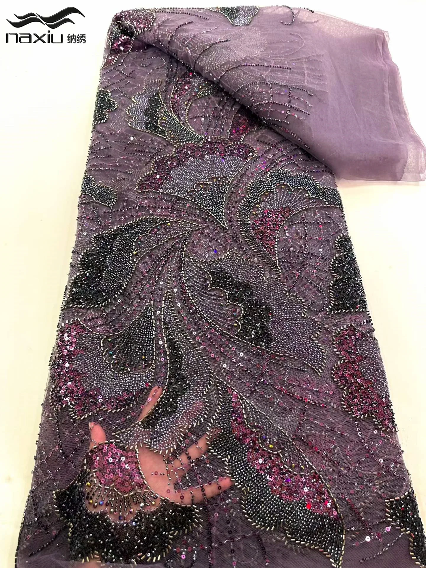 Madison Luxury African Beaded Lace Fabric Embroidered Fabric 2026 High Quality Groom Heavy French Lace for Wedding Party Dress
Madison Luxury African Beaded Lace Fabric Embroidered Fabric 2026 High Quality Groom Heavy French Lace for Wedding Party Dress