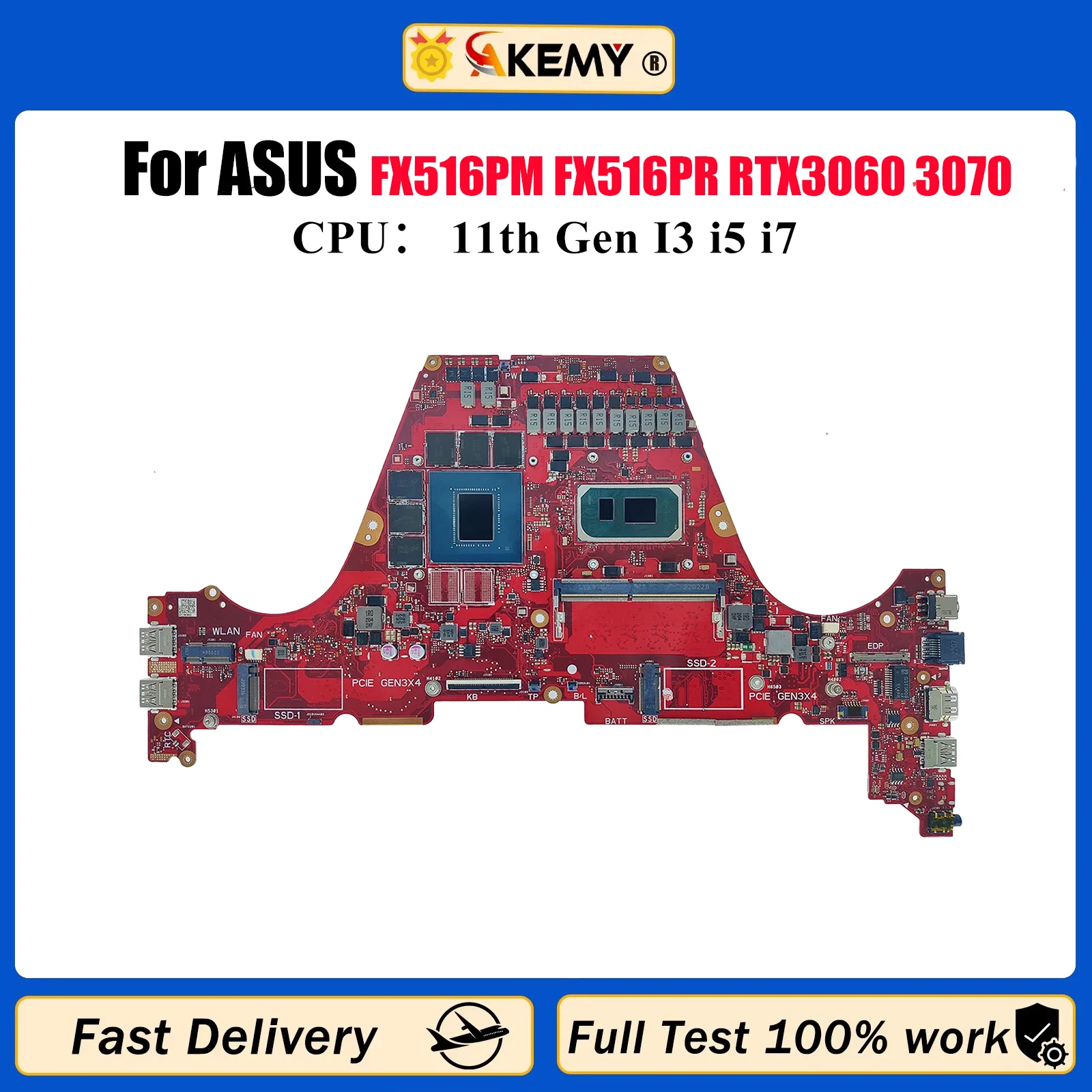 Материнская плата для ноутбука FX516PR для ASUS TUF Gaming FX516P FX516PM FX516PR, материнская плата с 11-го поколения I3 i5 i7 100% тест, ОК, быстрая доставка
Материнская плата для ноутбука FX516PR для ASUS TUF Gaming FX516P FX516PM FX516PR, материнская плата с 11-го поколения I3 i5 i7 100% тест, ОК, быстрая доставка