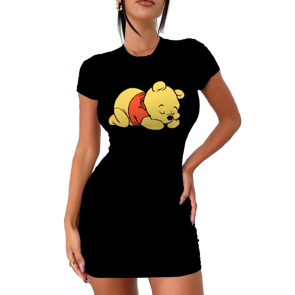 2025 hot sale sexy summer dress women's slim cartoon Winnie the Pooh 3D digital printing tight suspender dress casual streetwear
2025 hot sale sexy summer dress women's slim cartoon Winnie the Pooh 3D digital printing tight suspender dress casual streetwear