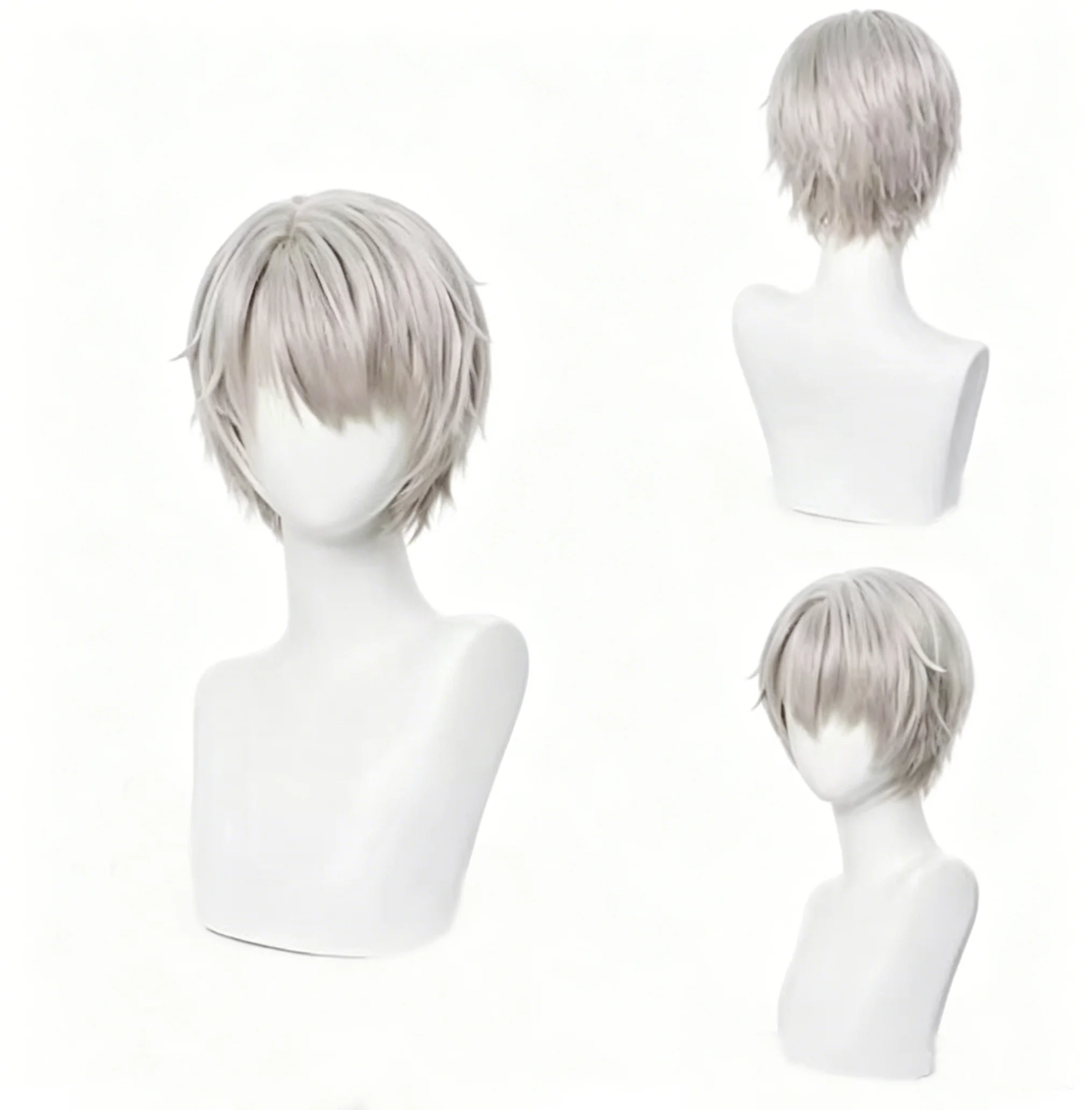 Cosplay Game Love and Deepspace Xavier Wig Silver Grey Men's Short Wig Anime Party Wig
Cosplay Game Love and Deepspace Xavier Wig Silver Grey Men's Short Wig Anime Party Wig