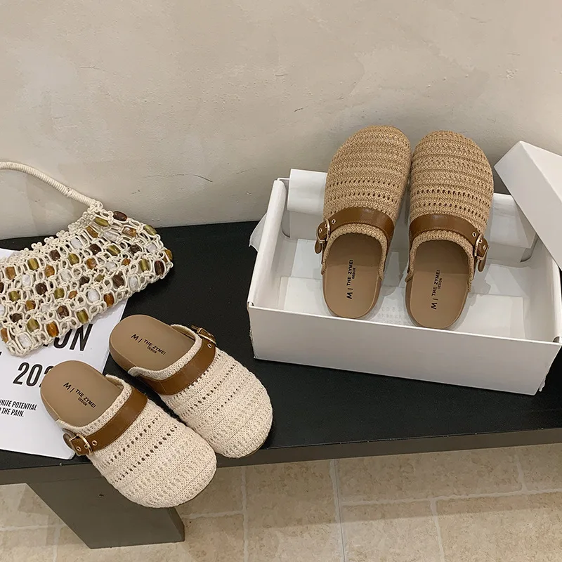 Women Woven Sandals Summer Slip On Hollow Out Thick Sole Beach Shoes Comfortable Lightweight Casual Holiday Sandals 2026
Women Woven Sandals Summer Slip On Hollow Out Thick Sole Beach Shoes Comfortable Lightweight Casual Holiday Sandals 2026