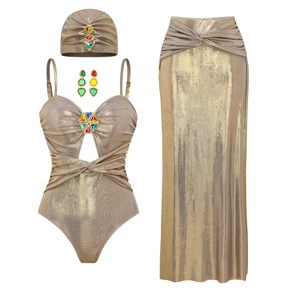 Sexy Bikini Push Up Swimsuit Hollow Out Swimwear Women Bathing Suit High Waist Swimsuit Dress Vintage Beachwear Swimming Skirt
Sexy Bikini Push Up Swimsuit Hollow Out Swimwear Women Bathing Suit High Waist Swimsuit Dress Vintage Beachwear Swimming Skirt
