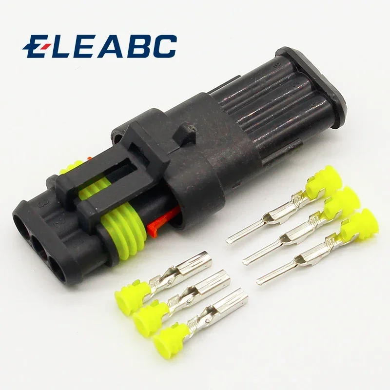 5 sets Kit 3 Pin Way Waterproof Electrical Wire automotive Connector Plug for car
5 sets Kit 3 Pin Way Waterproof Electrical Wire automotive Connector Plug for car