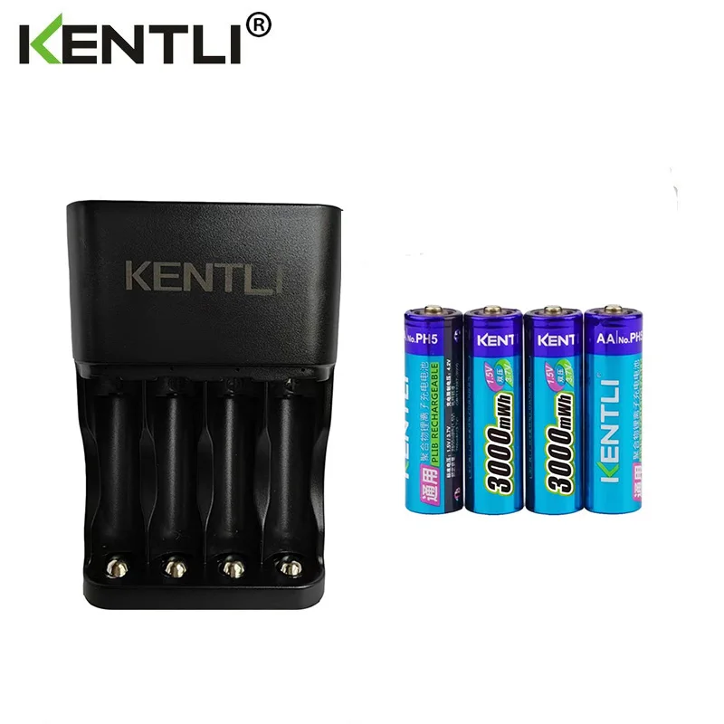 KENTLI1.5V 1180/3000mWh Lithium-ion battery aaa rechargeable battery for microphone electric toy wireless mouse & AA AAA charg
KENTLI1.5V 1180/3000mWh Lithium-ion battery aaa rechargeable battery for microphone electric toy wireless mouse & AA AAA charg