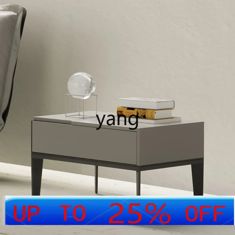 LTT Italian modern simple light luxury bedside table paint bright color single pumping small bedside table
LTT Italian modern simple light luxury bedside table paint bright color single pumping small bedside table