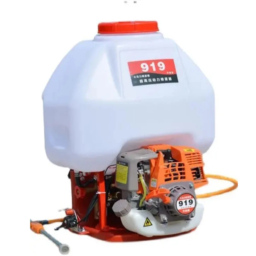 919 Fertilization Sprayer Backpack 4 Stroke Gas High Power Agricultural Pesticide Spray Machine Duster 30L 9800W
919 Fertilization Sprayer Backpack 4 Stroke Gas High Power Agricultural Pesticide Spray Machine Duster 30L 9800W