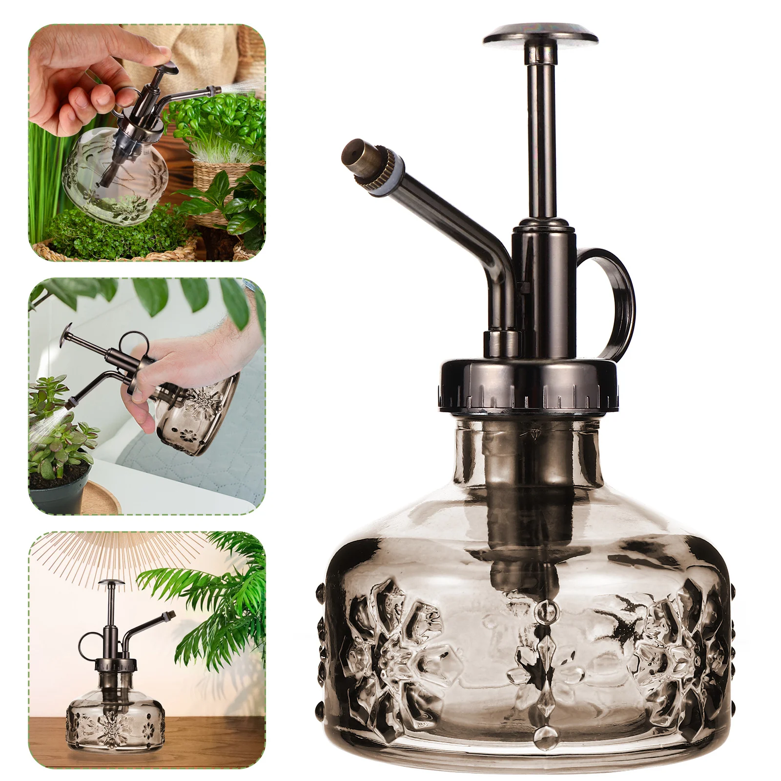 1Pcs Retro Relief European Style Glass Watering Can Charming Durable Watering Tool for Indoor Outdoor Plants Spray Bottle
1Pcs Retro Relief European Style Glass Watering Can Charming Durable Watering Tool for Indoor Outdoor Plants Spray Bottle