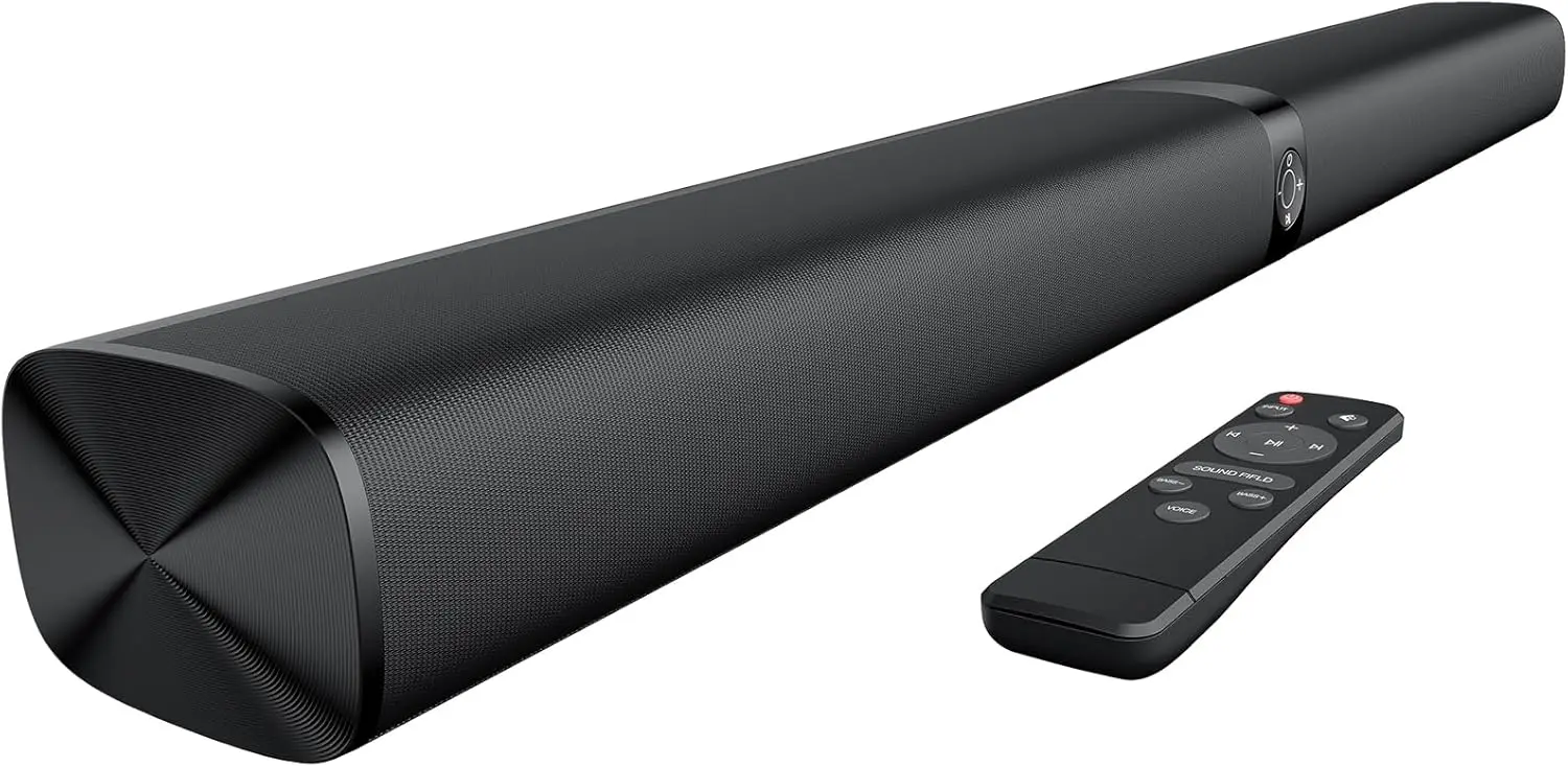 Smart TV Soundbar with Bluetooth, ARC, Auto Volume Boost, 3 EQ Modes, Detachable for Gaming/PC
Smart TV Soundbar with Bluetooth, ARC, Auto Volume Boost, 3 EQ Modes, Detachable for Gaming/PC