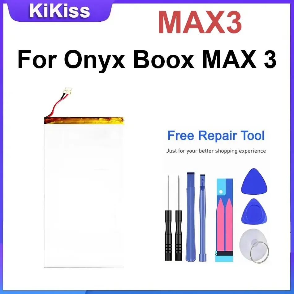 Аккумулятор MAX3 для Onyx Boox Max 3, высокопроизводительные батареи, с полным набором инструментов
Аккумулятор MAX3 для Onyx Boox Max 3, высокопроизводительные батареи, с полным набором инструментов