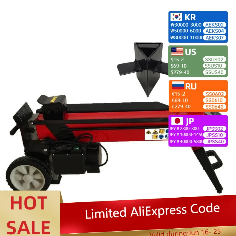 Log Splitter Electric, 4-Ton Hydraulic Log Splitter, 800pcs/H Electric Log Splitter, 2000W-2200W Wood Splitter, Horizontal
Log Splitter Electric, 4-Ton Hydraulic Log Splitter, 800pcs/H Electric Log Splitter, 2000W-2200W Wood Splitter, Horizontal