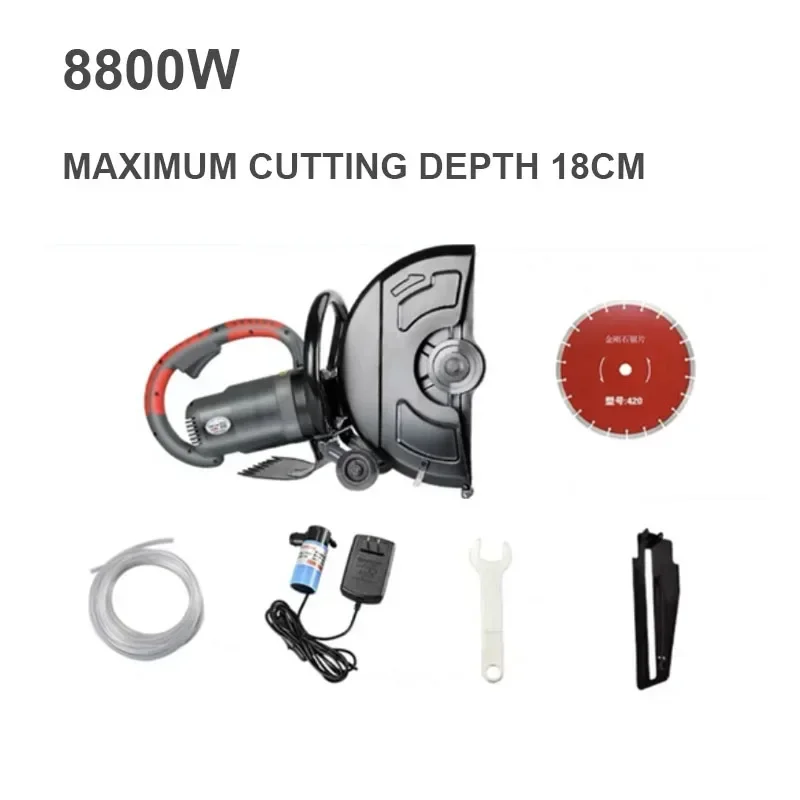 hotSingle Chip Concrete Wall Cutting Machine 18cm 8800W Large Angle Water Electricity Slotting Machine Stone Cutter Concrete Saw
hotSingle Chip Concrete Wall Cutting Machine 18cm 8800W Large Angle Water Electricity Slotting Machine Stone Cutter Concrete Saw