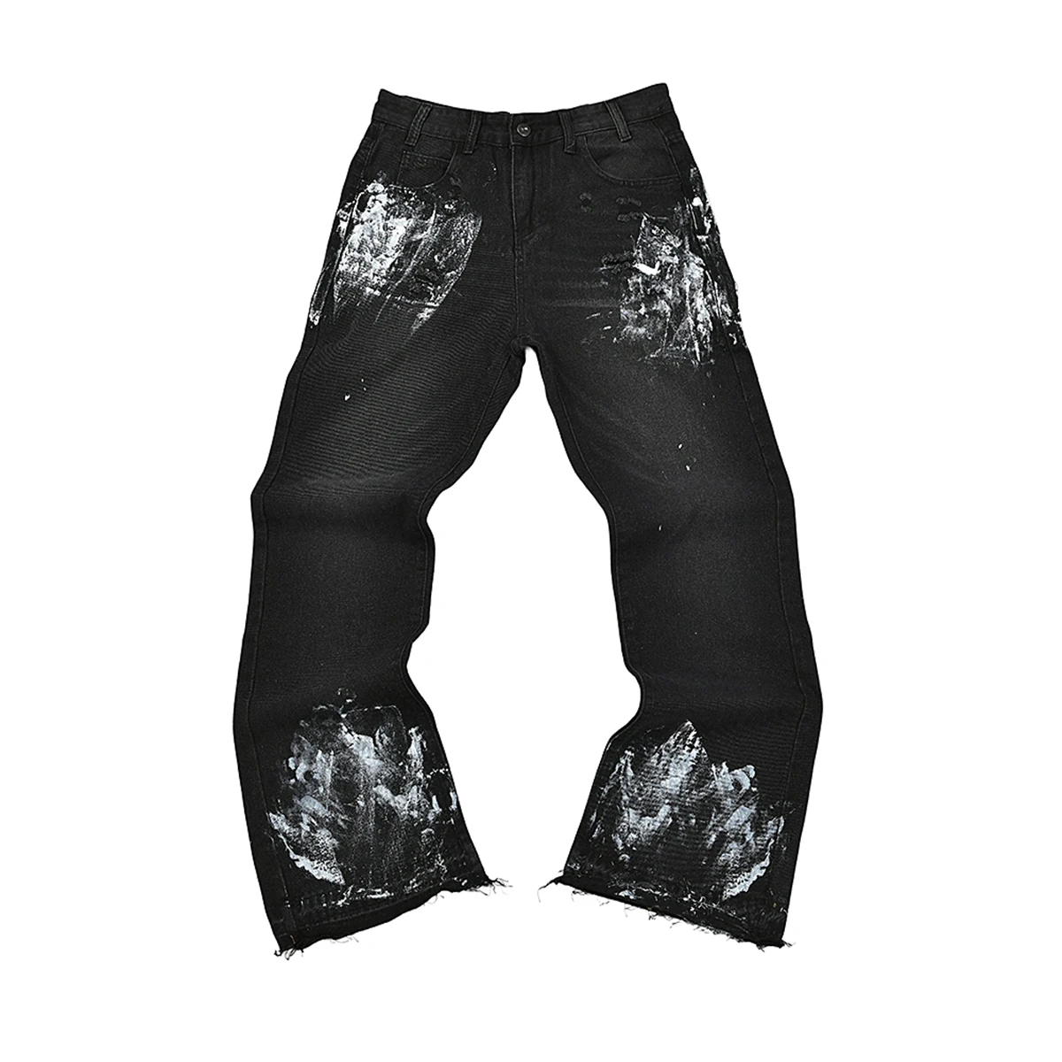 High Street Ink Painted Washed Black Baggy Jeans for Men Straight Vintage Loose Casual Denim Trousers Oversized Ropa Hombre Jean
High Street Ink Painted Washed Black Baggy Jeans for Men Straight Vintage Loose Casual Denim Trousers Oversized Ropa Hombre Jean