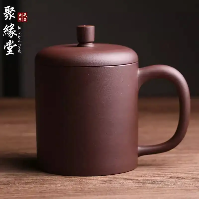 Yixing Original Purple Clay Master Cup With Lid, Office Fully Handmade By Renowned Artist Wu Chunyan, Cup, Set, Tea Utensils
Yixing Original Purple Clay Master Cup With Lid, Office Fully Handmade By Renowned Artist Wu Chunyan, Cup, Set, Tea Utensils