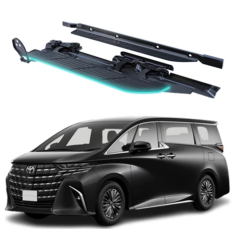 Автоматическая подножка для ног, электрическая подножка для ног, выдвижная со светодиодной подсветкой для Toyota Alphard Vellfire 2024 года
Автоматическая подножка для ног, электрическая подножка для ног, выдвижная со светодиодной подсветкой для Toyota Alphard Vellfire 2024 года