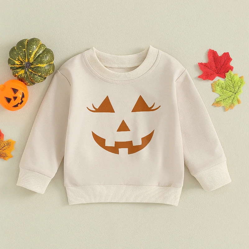 Children s Halloween Pumpkin Print Long Sleeve Sweatshirt for Girls Toddler Pullover Autumn Top with Cute Fall Design
Children s Halloween Pumpkin Print Long Sleeve Sweatshirt for Girls Toddler Pullover Autumn Top with Cute Fall Design