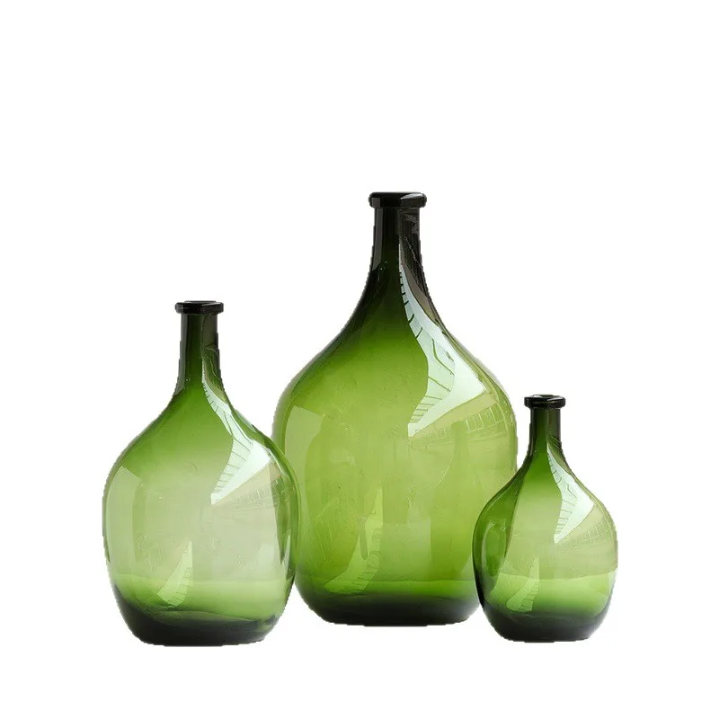 Simple water-raised snow willow horse drunk wood Nantian bamboo hanging bell vase high-end living room ornament glass floor deco 
Simple water-raised snow willow horse drunk wood Nantian bamboo hanging bell vase high-end living room ornament glass floor deco