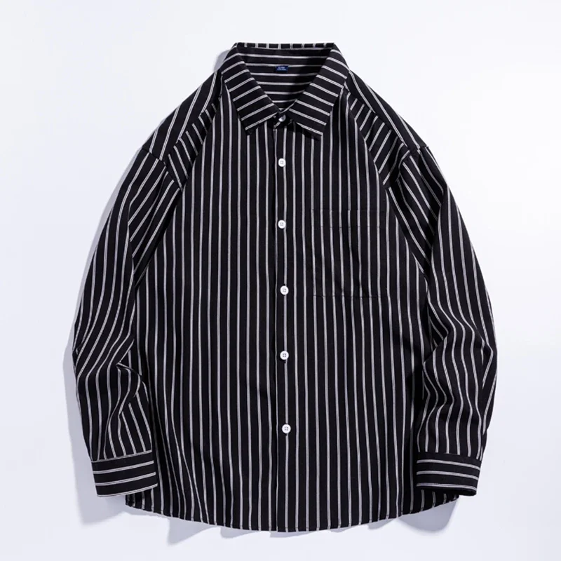 2024 Autumn New Striped Shirts for Men Tops Stripe Shirt Loose Top Cotton Cardigan Business Casual Long-Sleeved Shirts
2024 Autumn New Striped Shirts for Men Tops Stripe Shirt Loose Top Cotton Cardigan Business Casual Long-Sleeved Shirts