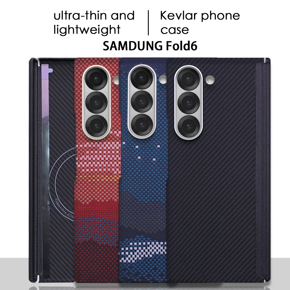 For Samsung Fold 6 Slim Fit 600D Aramid Fiber Case Original Feel Carbon Fiber Cover Ultra Lightweight Shockproof
For Samsung Fold 6 Slim Fit 600D Aramid Fiber Case Original Feel Carbon Fiber Cover Ultra Lightweight Shockproof