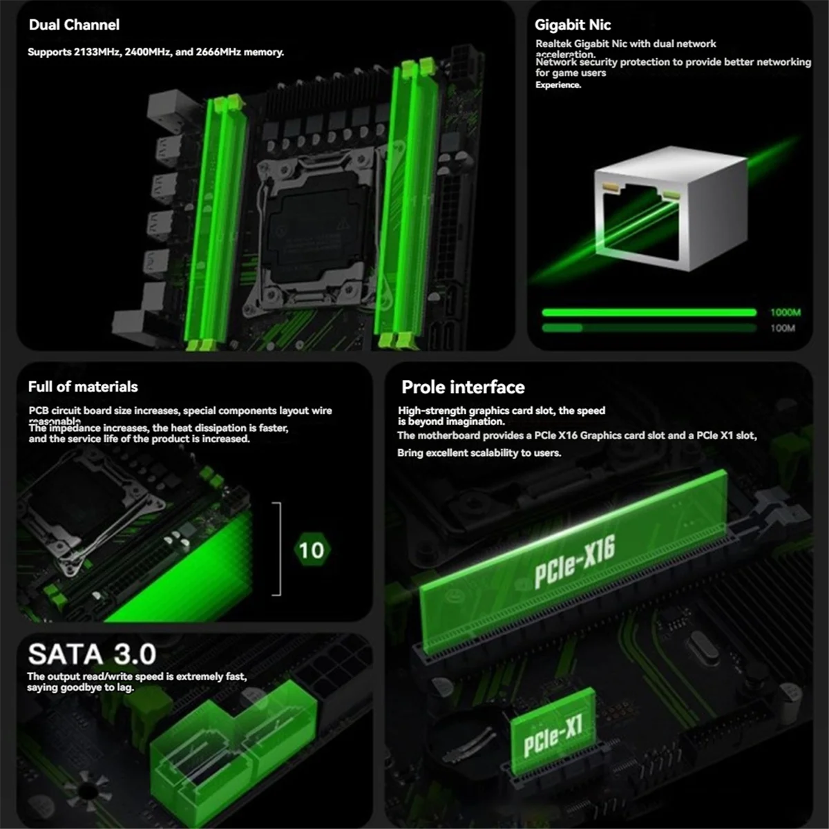 2025ГОРЯЧИЙ! Материнская плата X99 PR9 с поддержкой LGA 2011-3 Intel Xeon E5 V3 и V4, процессор DDR4, материнская плата для ноутбука и компьютера
2025ГОРЯЧИЙ! Материнская плата X99 PR9 с поддержкой LGA 2011-3 Intel Xeon E5 V3 и V4, процессор DDR4, материнская плата для ноутбука и компьютера