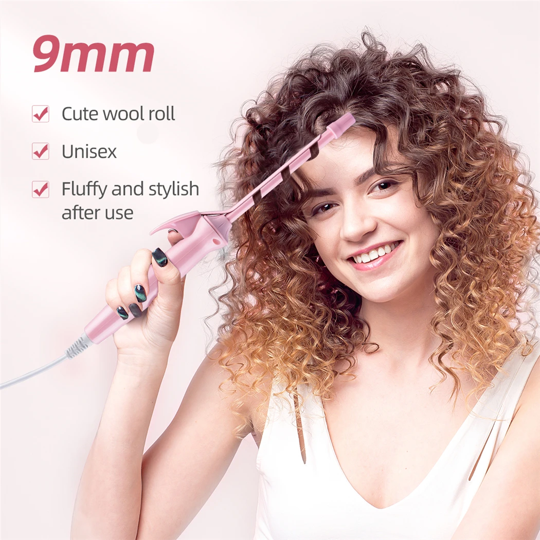 9mm Mini Hair Curling Iron Hair Curler Wand Professional Curly Tongs Ceramic Electric Salon Styling Tool Small Crimping Iron
9mm Mini Hair Curling Iron Hair Curler Wand Professional Curly Tongs Ceramic Electric Salon Styling Tool Small Crimping Iron