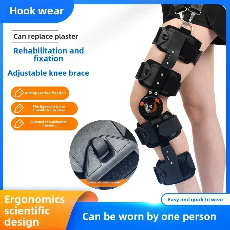 New Stabilizer After Surgery Adjustable Hinged Knee Brace Joint Surgical Fixation Fixation Stretcher Ankle Orthopedic Support
New Stabilizer After Surgery Adjustable Hinged Knee Brace Joint Surgical Fixation Fixation Stretcher Ankle Orthopedic Support