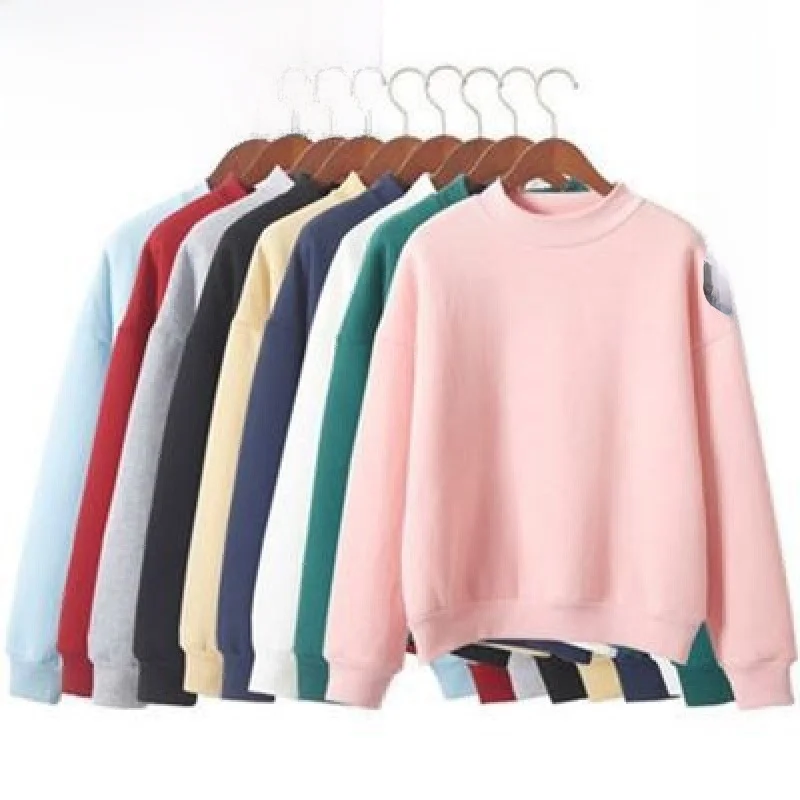 Autumn Winter Warm Women's Fashion Pullover Sweatshirt Long Sleeve Color Casual Comfortable Soft Polyester Hoodie
Autumn Winter Warm Women's Fashion Pullover Sweatshirt Long Sleeve Color Casual Comfortable Soft Polyester Hoodie