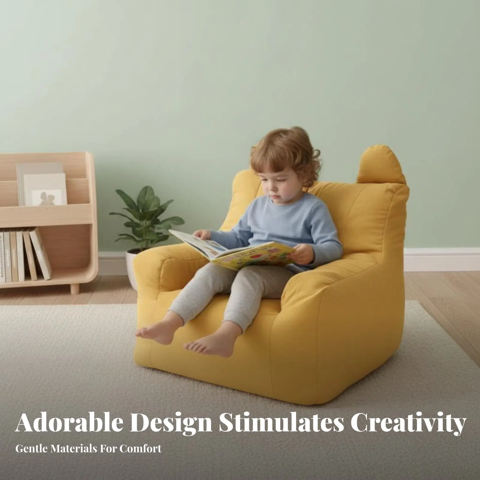 Young Child Padded Floor Seat Armchair Lightweight Design children's Furniture Ergonomicive Foam Filling Machine-Cleanable Cover
Young Child Padded Floor Seat Armchair Lightweight Design children's Furniture Ergonomicive Foam Filling Machine-Cleanable Cover