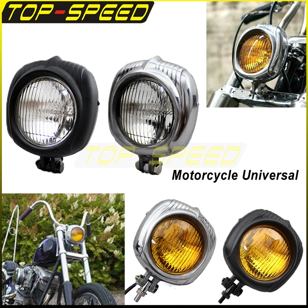 Фара передняя для мотоцикла Harley Sportster XL883 1200 Dyna Softail Chopper Cruiser BSA XS650, фара дальнего/ближнего света, Старая школьная фара
Фара передняя для мотоцикла Harley Sportster XL883 1200 Dyna Softail Chopper Cruiser BSA XS650, фара дальнего/ближнего света, Старая школьная фара