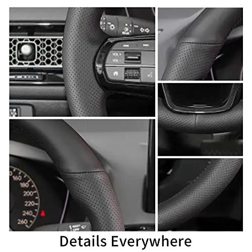 Microfiber Leather Steering Wheel Wrap With Hand-Stitched Detailing, Non-Slip And Breathable For Sedan Models
Microfiber Leather Steering Wheel Wrap With Hand-Stitched Detailing, Non-Slip And Breathable For Sedan Models
