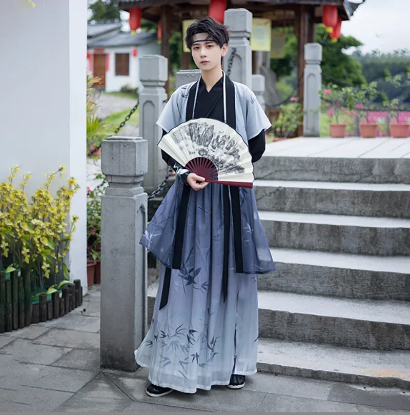 Large Size 4XL Gradient Blue Hanfu Men Chinese Ancient Embroidery Hanfu Male Cosplay Costume Hanfu Outfit For Men Plus Size 4XL
Large Size 4XL Gradient Blue Hanfu Men Chinese Ancient Embroidery Hanfu Male Cosplay Costume Hanfu Outfit For Men Plus Size 4XL
