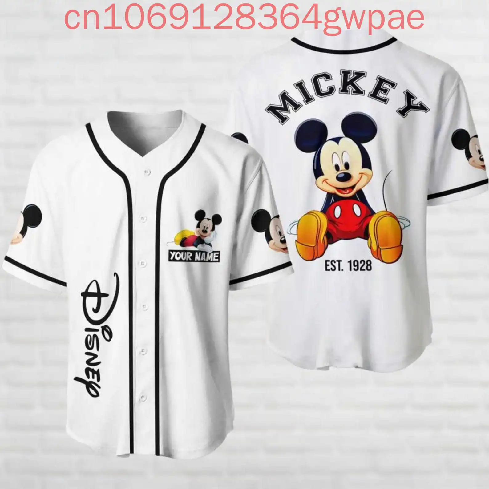 2025 Disneyland Mickey Head Baseball Jersey Men's Women Kids Casual Baseball Shirts Summer Short Sleeve Baseball Uniforms
2025 Disneyland Mickey Head Baseball Jersey Men's Women Kids Casual Baseball Shirts Summer Short Sleeve Baseball Uniforms