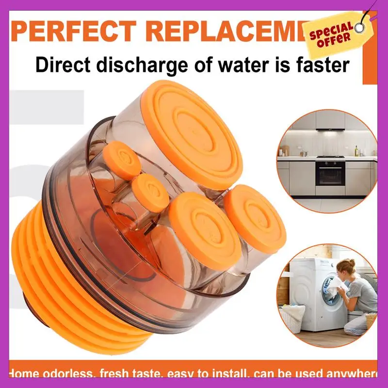 HFIL-Drain Plug Deodorizing Filter Sealed Floor Drain Deodorizer Kitchen Sewer Sealing Ring Washing Machine
HFIL-Drain Plug Deodorizing Filter Sealed Floor Drain Deodorizer Kitchen Sewer Sealing Ring Washing Machine