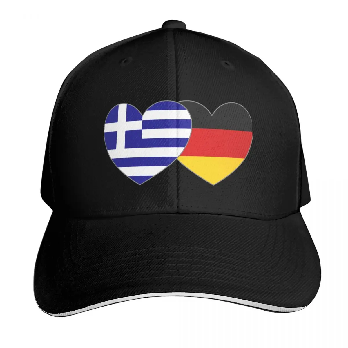 Greece Germany flag heart Baseball Cap derby hat Sunscreen Icon western Hat For Women Men's
Greece Germany flag heart Baseball Cap derby hat Sunscreen Icon western Hat For Women Men's