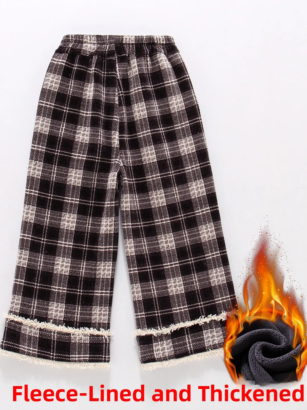 Thiened Fce Girls Winter Pants High Waist Straight Leg Casual Tassel Trim Plaid Trousers for Children under 7 Years Old
Thiened Fce Girls Winter Pants High Waist Straight Leg Casual Tassel Trim Plaid Trousers for Children under 7 Years Old