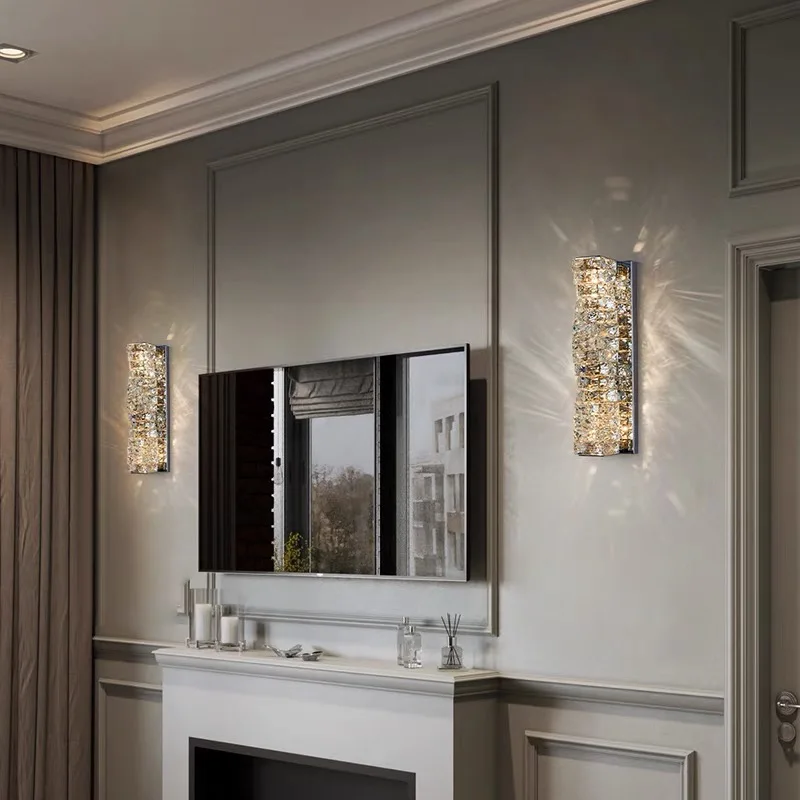 Luxury Crystal Wall Sconce High Quality Wall Lamp For Bedroom Bedside Living Room Creative Home Decor Light Fixture Led Lustre
Luxury Crystal Wall Sconce High Quality Wall Lamp For Bedroom Bedside Living Room Creative Home Decor Light Fixture Led Lustre