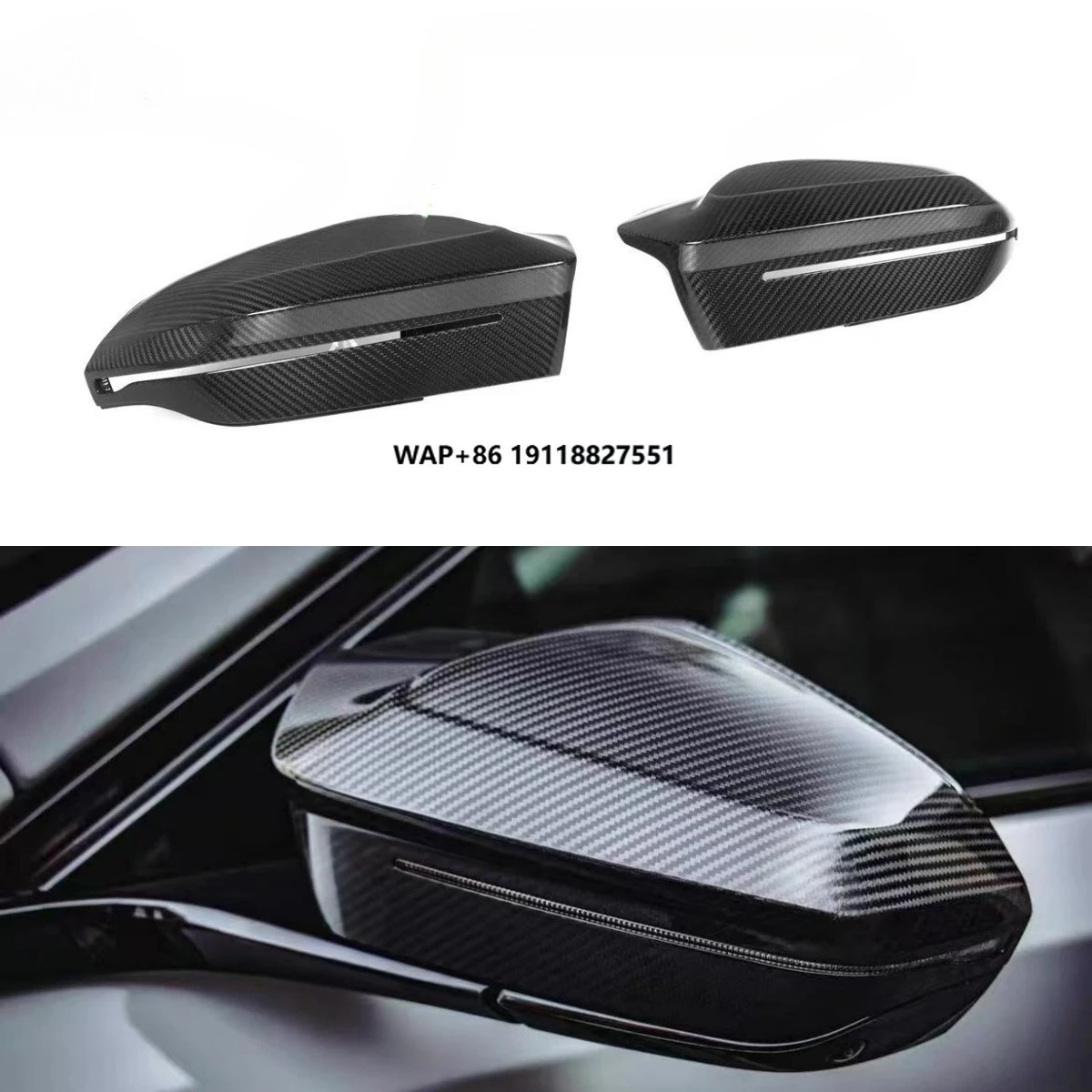 Накладки на зеркала из сухого карбона в стиле MP для BMW 5 серии G60 M5 G90 G99 M Performance
Накладки на зеркала из сухого карбона в стиле MP для BMW 5 серии G60 M5 G90 G99 M Performance
