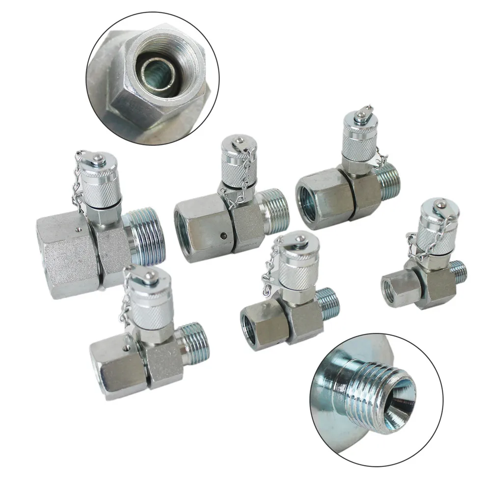 BSPP 6 шт. гидравлические поворотные тройники, тестер, набор муфт, тройники, соединители для экскаватора, строительной тяжелой техники, часть оборудования
BSPP 6 шт. гидравлические поворотные тройники, тестер, набор муфт, тройники, соединители для экскаватора, строительной тяжелой техники, часть оборудования