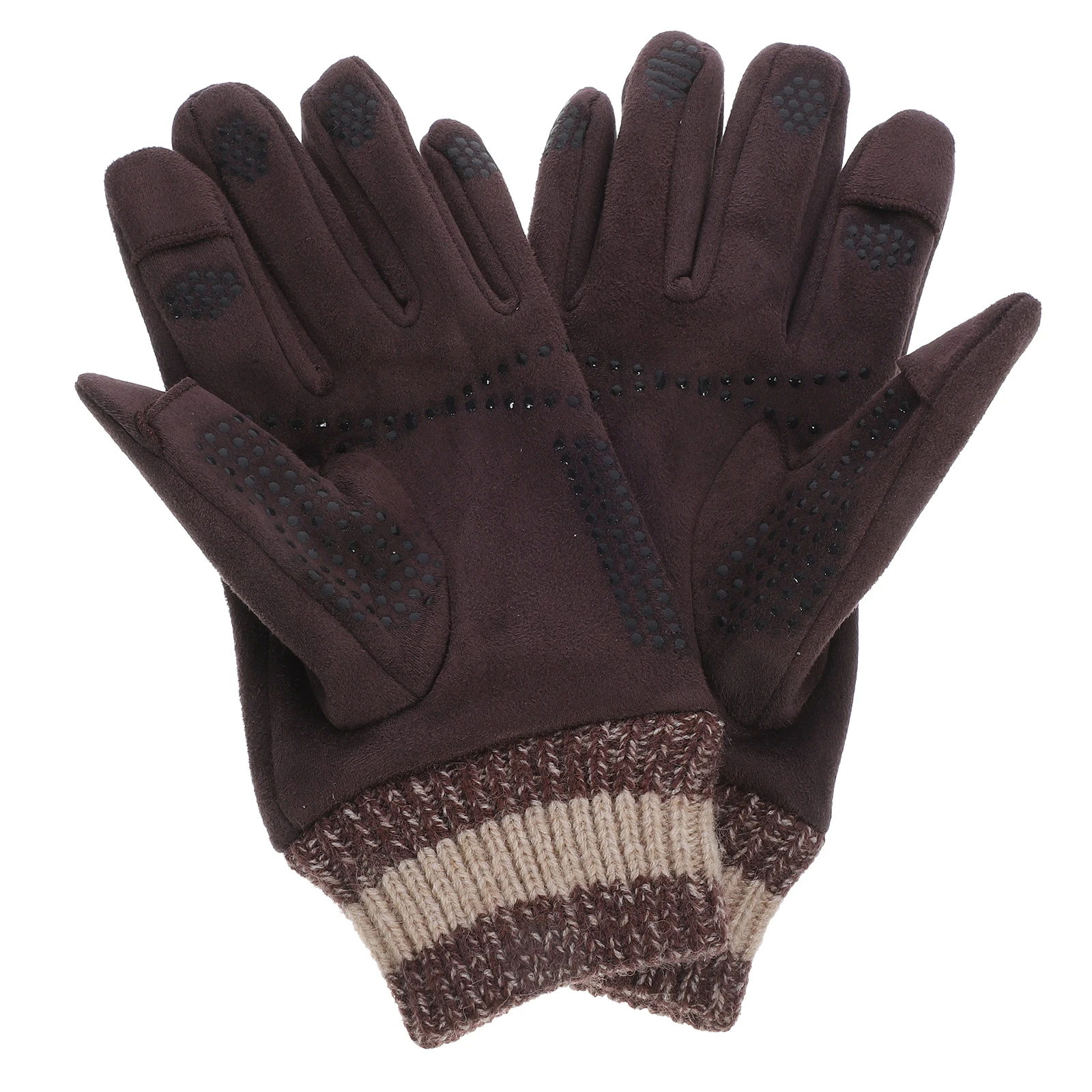 Thermal Touchscreen Gloves Warm Winter for Cold Weather Outdoor Windproof Suede Man Black
Thermal Touchscreen Gloves Warm Winter for Cold Weather Outdoor Windproof Suede Man Black
