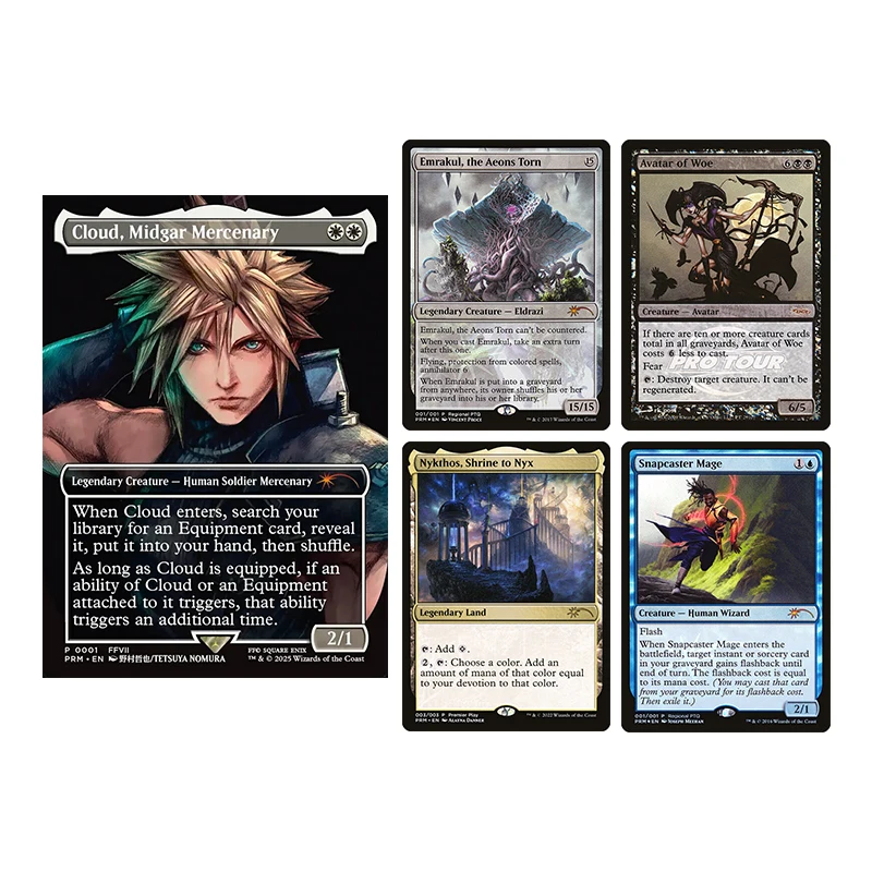 Homemade Diy Cards for Home Play Magical Proxy Cloud,midgar Mercenary Emrakul,the Aeons Torn Collection Card Toys Gift
Homemade Diy Cards for Home Play Magical Proxy Cloud,midgar Mercenary Emrakul,the Aeons Torn Collection Card Toys Gift