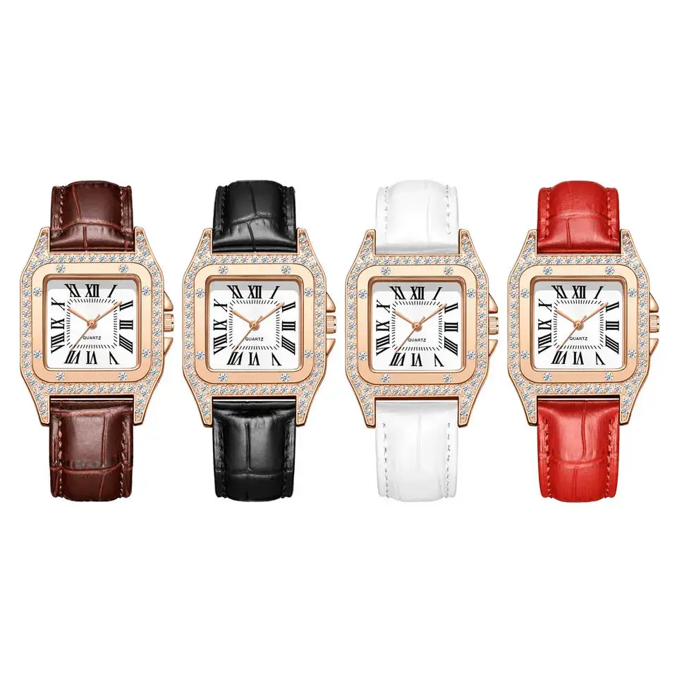 New Watches for Women Square Rose Gold Wrist Watches Fashion Leather Brand Watches Ladies Quartz Watch Clock Montre Femme
New Watches for Women Square Rose Gold Wrist Watches Fashion Leather Brand Watches Ladies Quartz Watch Clock Montre Femme