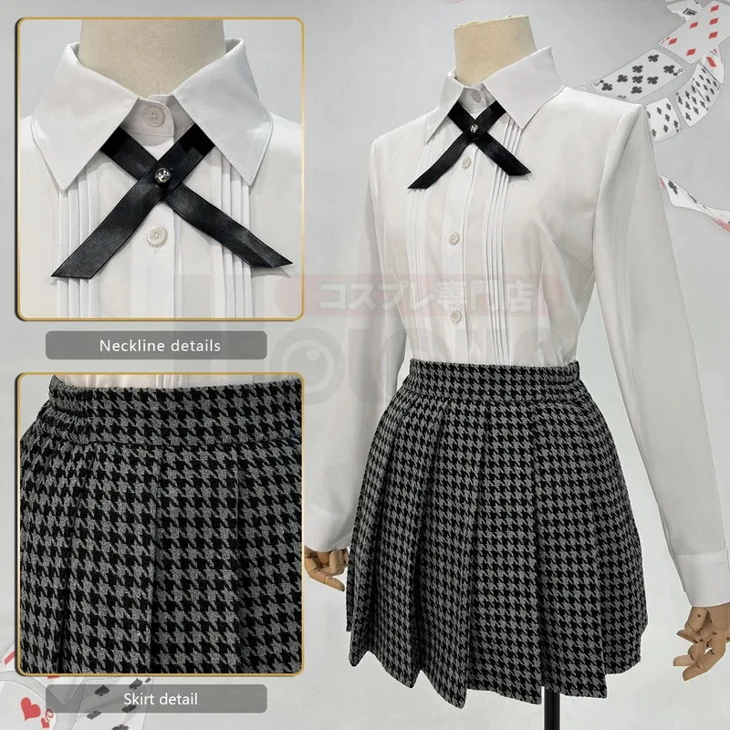 CyKakegurui-Compulsive Gambler Anime Jabami Yumeko Cosplay Costume Wig Suit School Uniform Pendant Halloween Christmas
CyKakegurui-Compulsive Gambler Anime Jabami Yumeko Cosplay Costume Wig Suit School Uniform Pendant Halloween Christmas